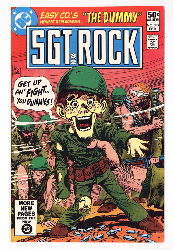 Sgt. Rock Vol 1 349  High Grade   (1981)