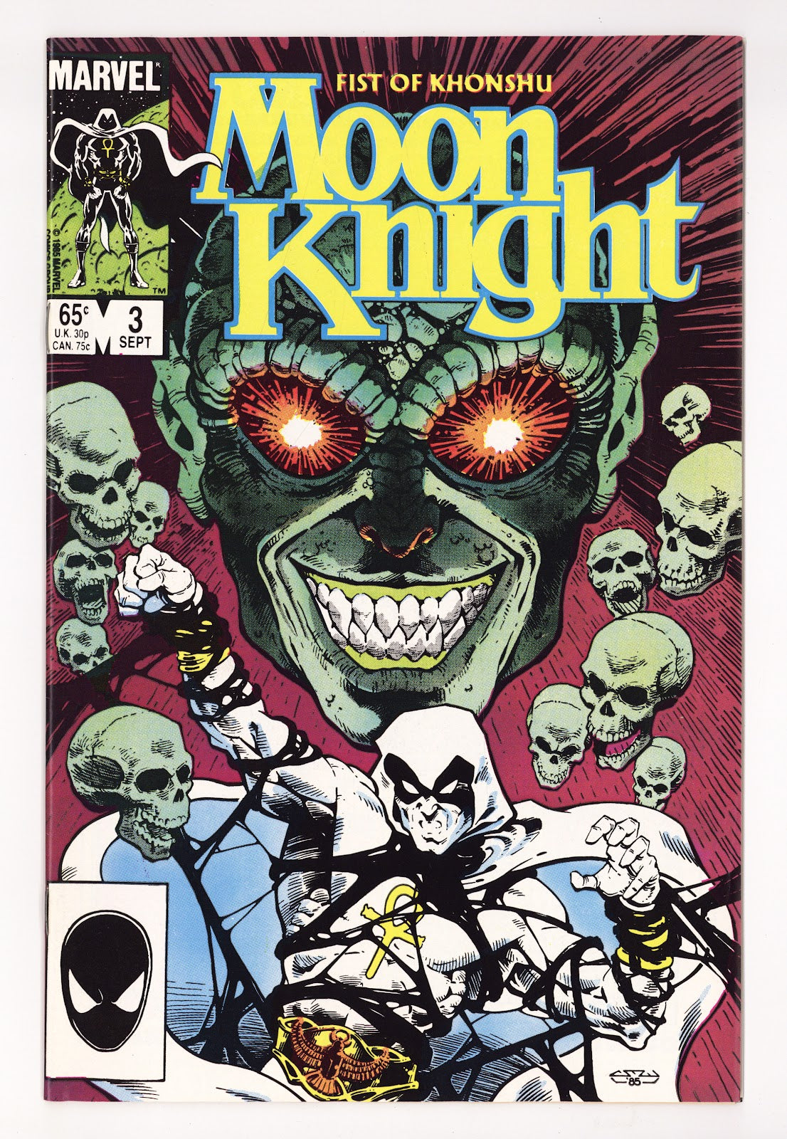 Moon Knight Vol 2 3 High Grade (1985) Direct 