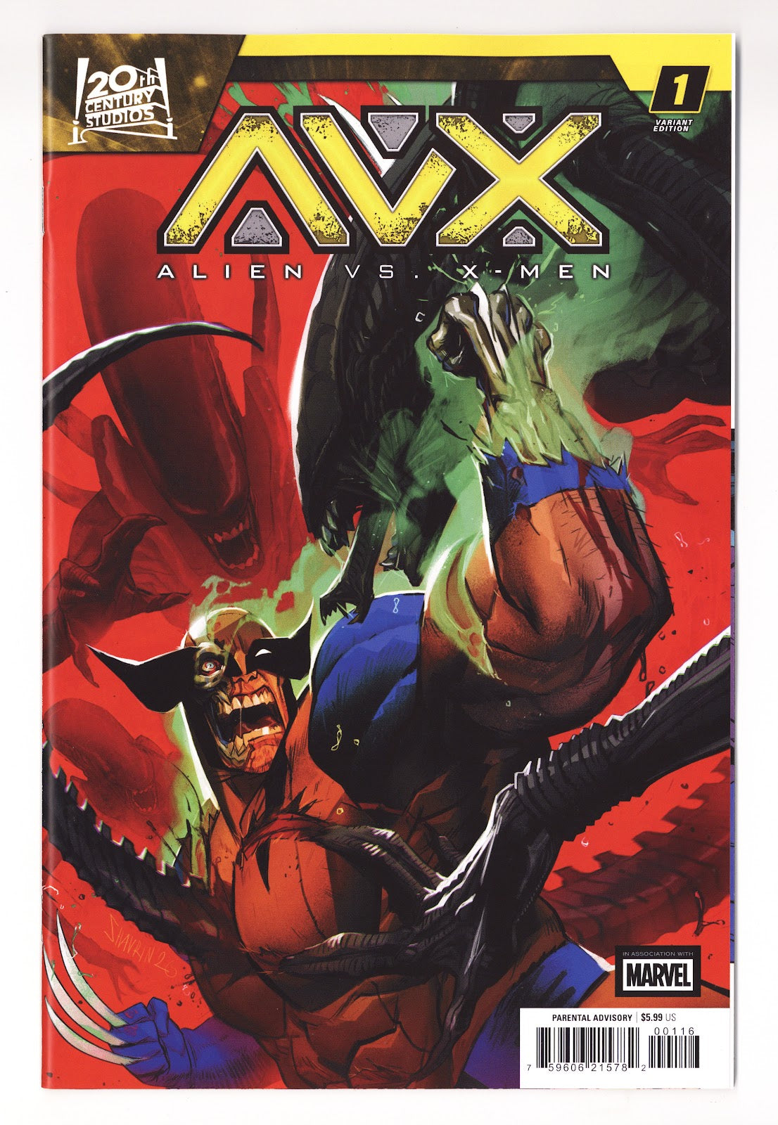 Alien Vs. X-Men #1 NM- (9.2) (2026) Shavrin Incentive