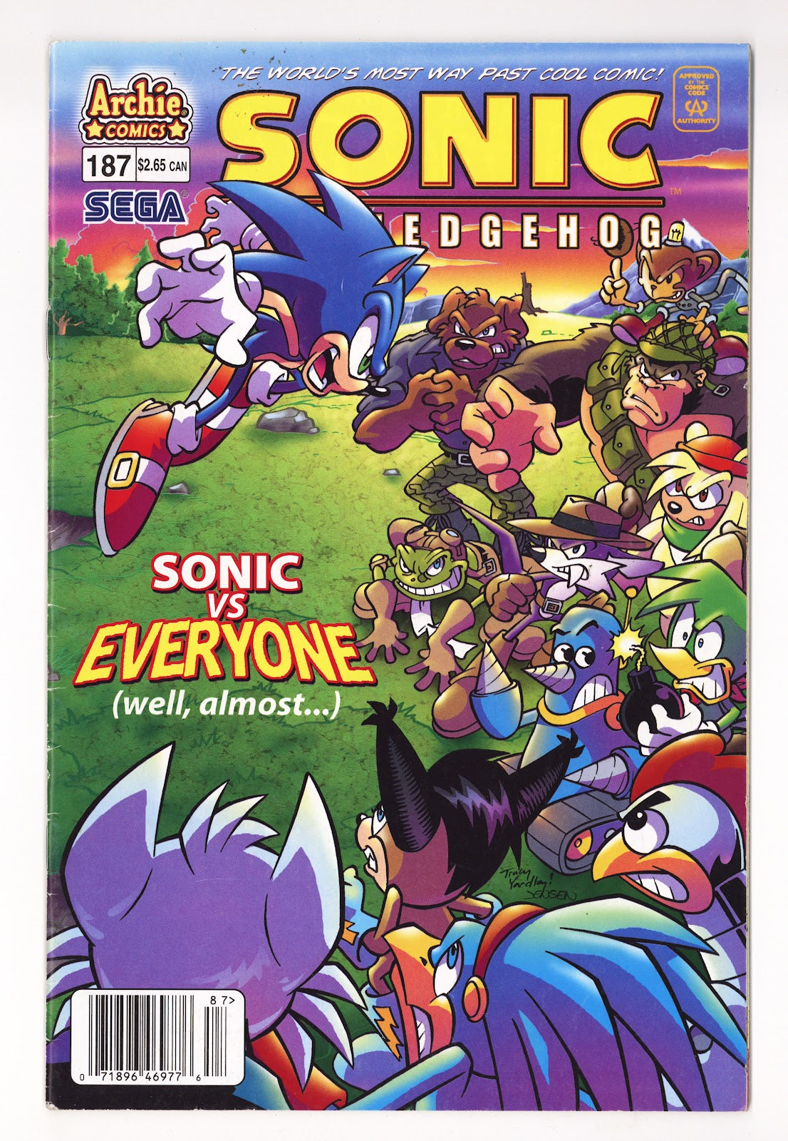 Sonic the Hedgehog Vol 2 187  Low Grade   (2008)   Canadian Price Variant