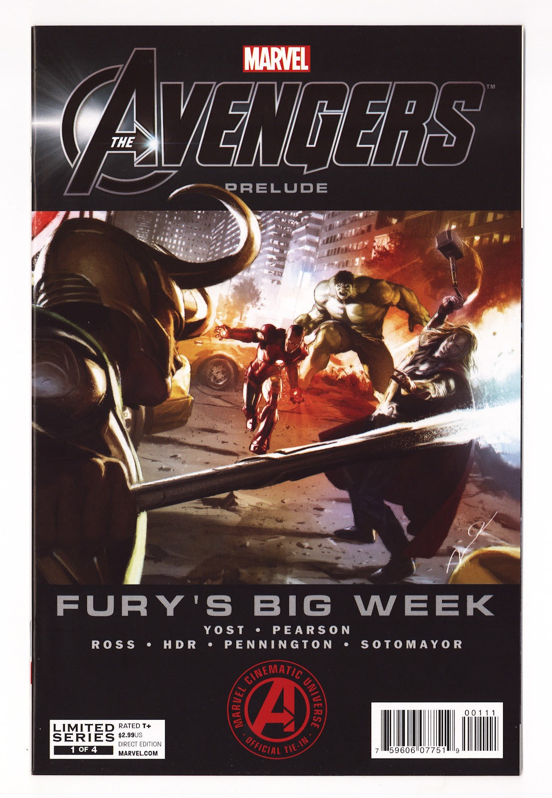 Marvel's the Avengers Prelude: Fury's Big Week 1 High Grade (2012) 