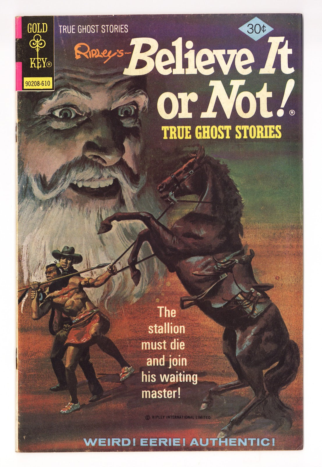 Ripley's Believe It or Not! 65 Mid Grade (1976) Gold Key 