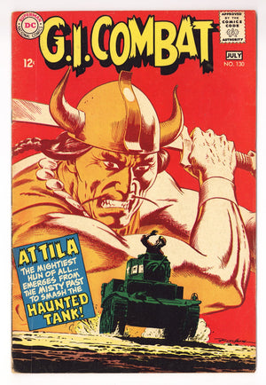 G.I. Combat Vol 1 130  VG/FN (5.0)   (1968)