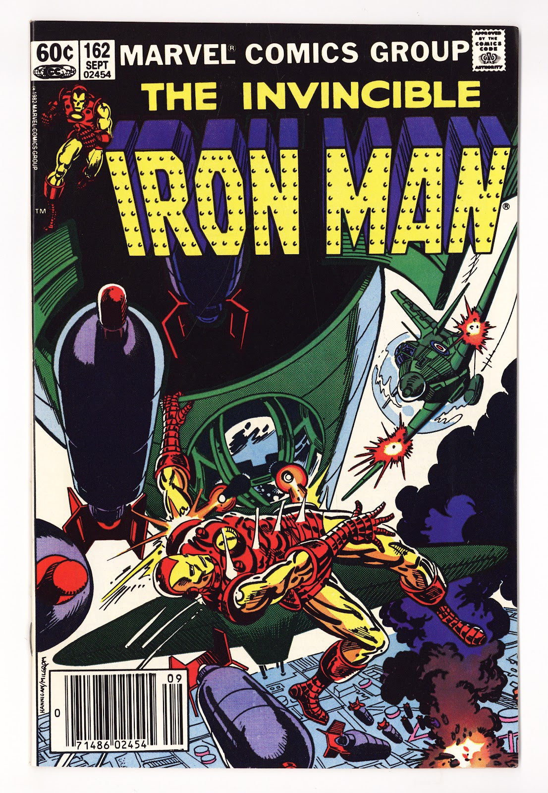 Iron Man Vol 1 162 High Grade (1982) Newsstand 