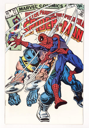 The Spectacular Spider-Man Vol 1 77  High Grade   (1983)
