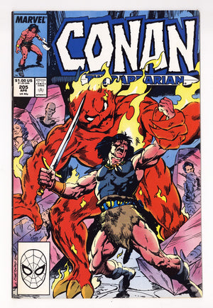 Conan the Barbarian Vol 1 205  High Grade   (1988)