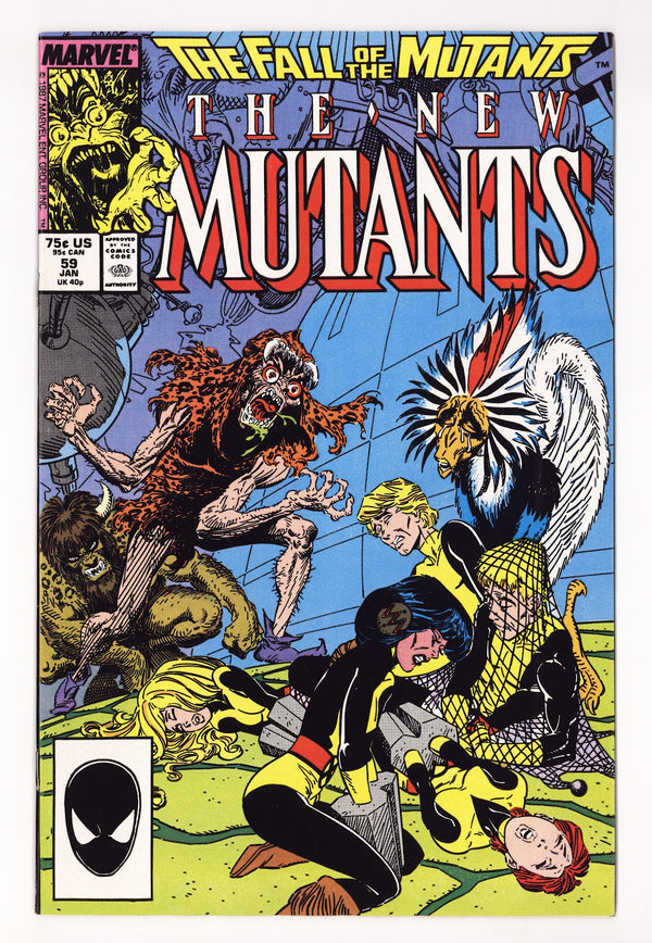 The New Mutants Vol 1 59 High Grade (1988) Direct