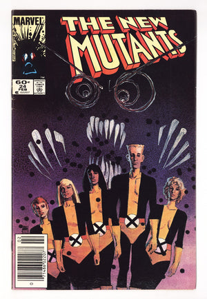 The New Mutants Vol 1 24 Mid Grade (1985) Newsstand