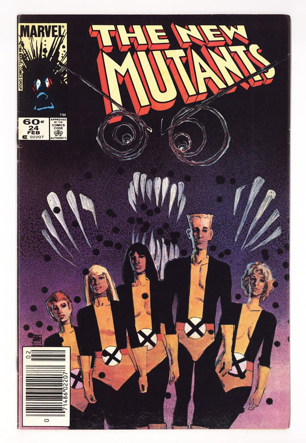 The New Mutants Vol 1 24 Mid Grade (1985) Newsstand