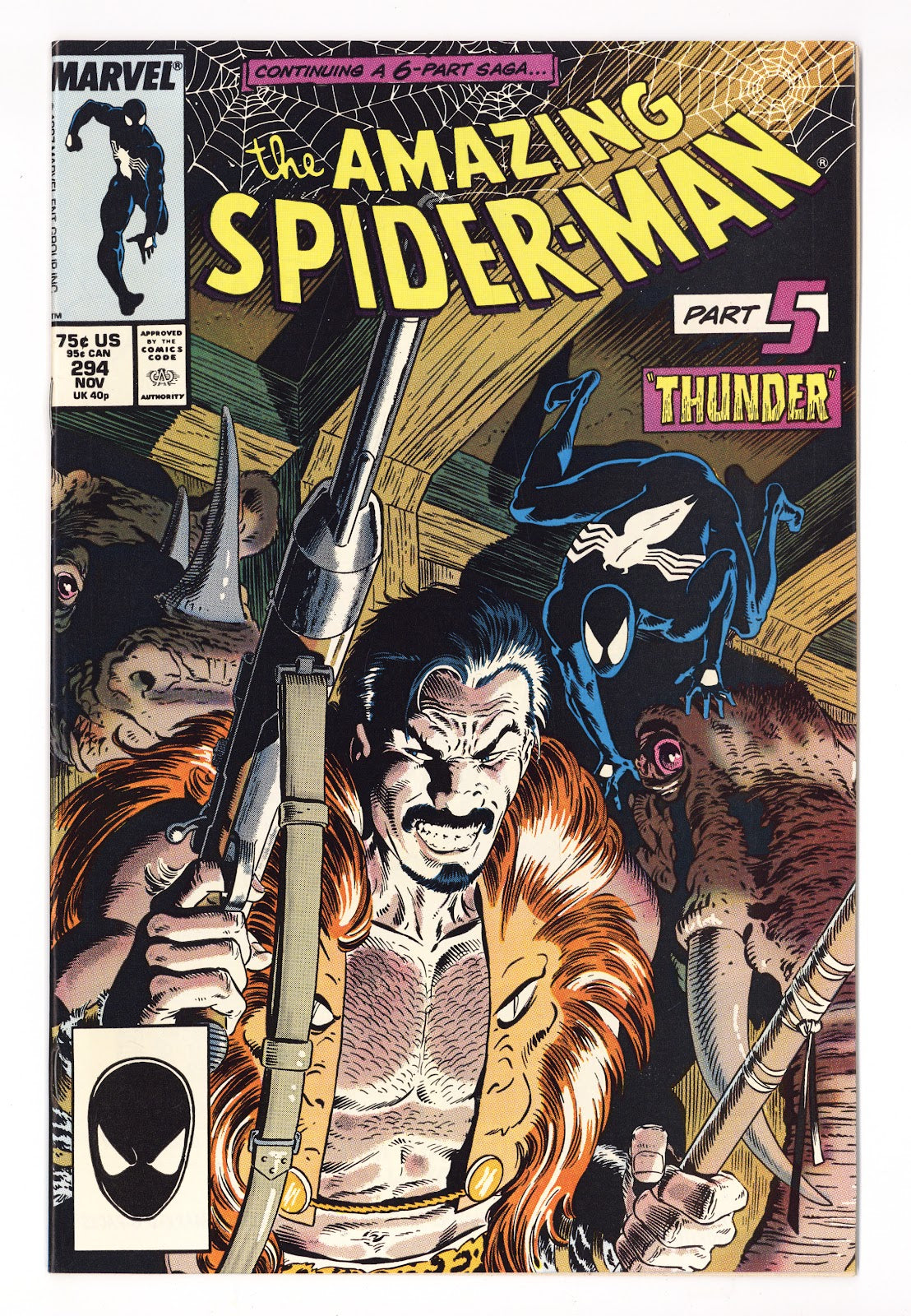 The Amazing Spider-Man Vol 1 294 NM- (9.2) (1987)  