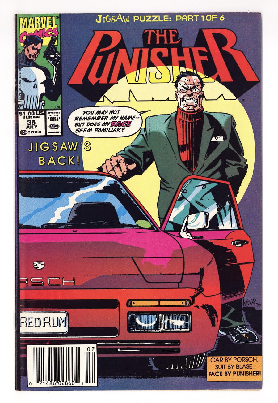 The Punisher Vol 2 35  High Grade   (1990)   Newsstand