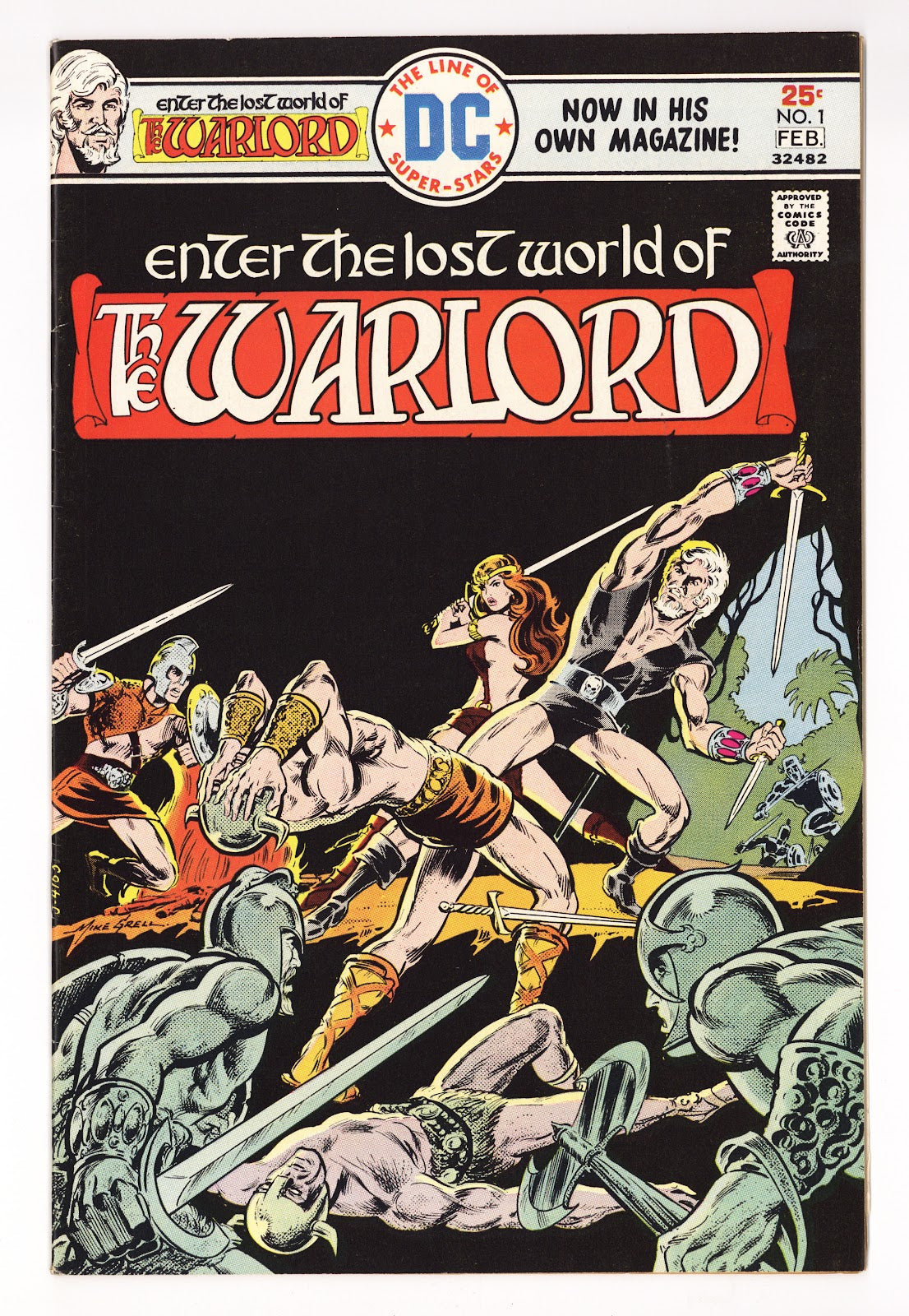 Warlord Vol 1 1  VF- (7.5)   (1976)     