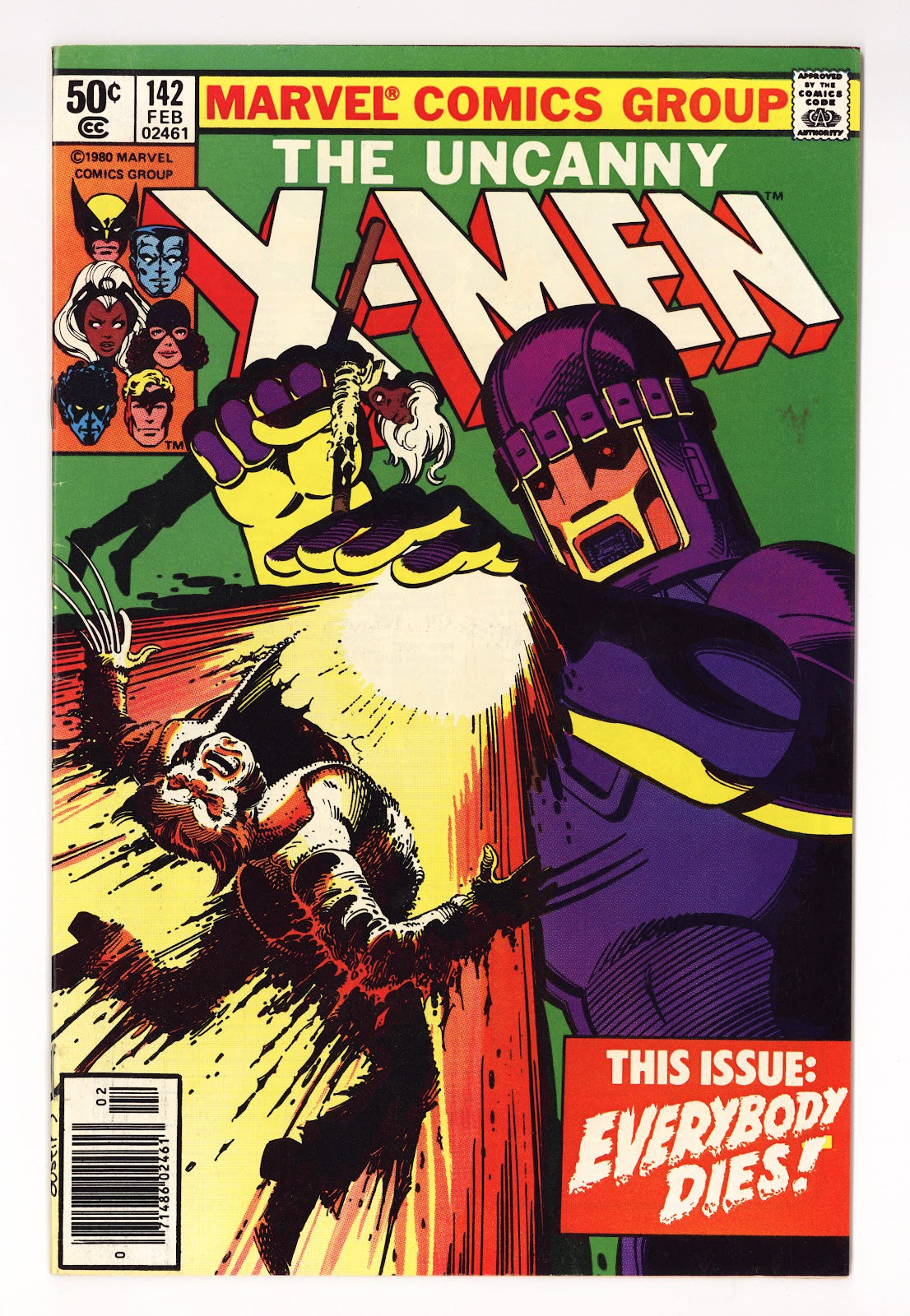 The Uncanny X-Men Vol 1 142  VF- (7.5)   (1981)   Newsstand  