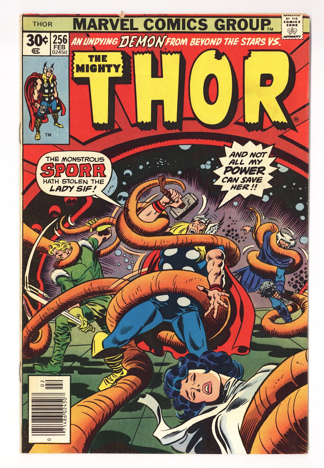 Thor Vol 1 256  Mid Grade   (1977)     