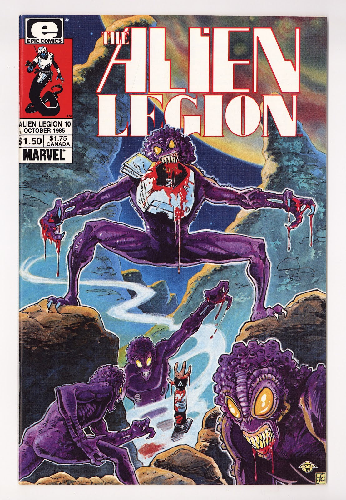 Alien Legion Vol 1 10 High Grade (1985)  
