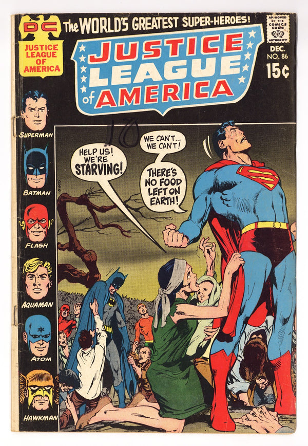 Justice League of America Vol 1 86  VG (4.0)   (1970)