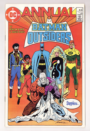 Batman and the Outsiders Annual Vol 1 2 High Grade (1985)