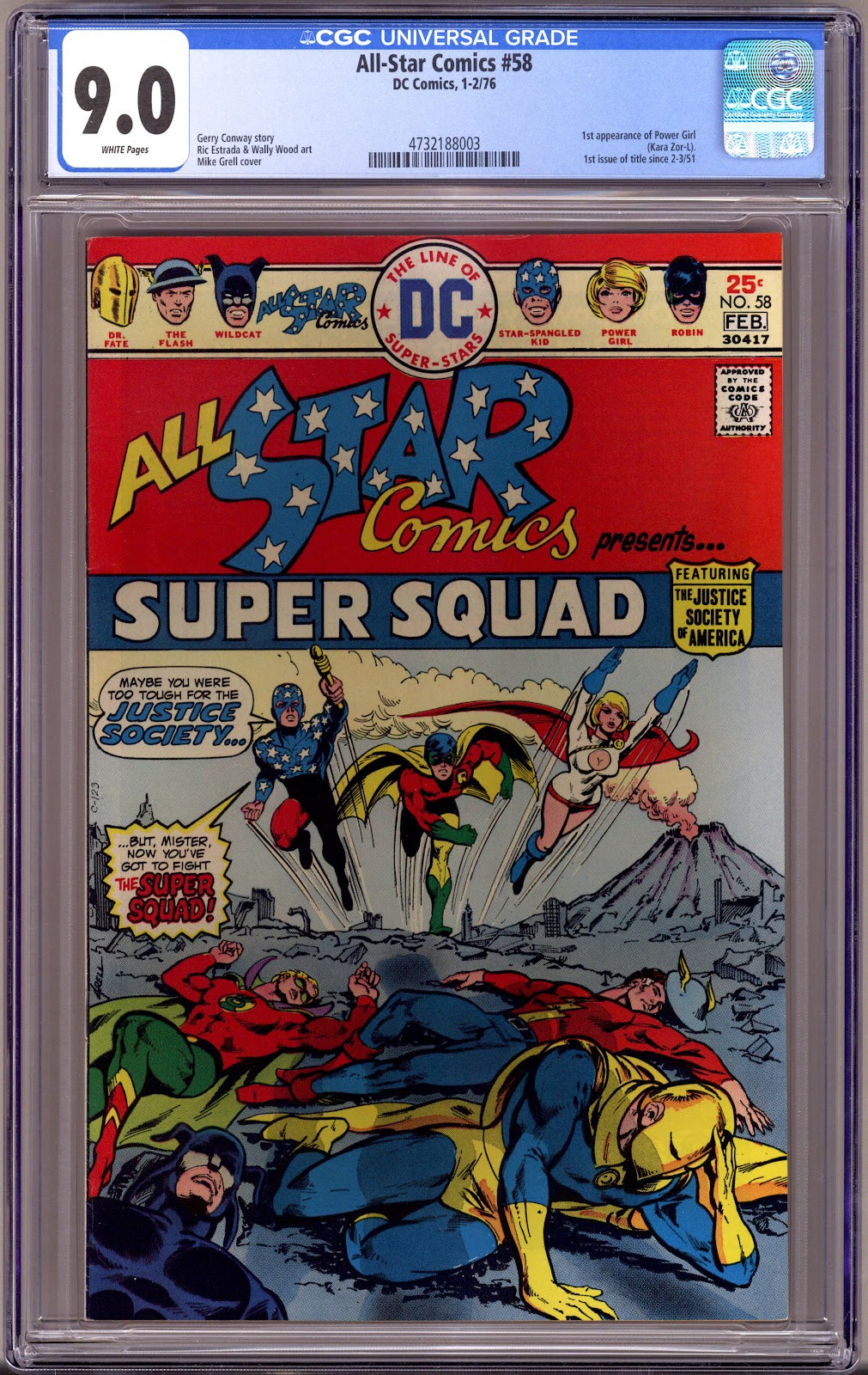 All-Star Comics Vol 1 58 CGC 9.0 (VF/NM)   (1976)     