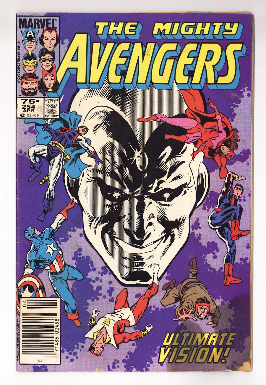 The Avengers Vol 1 254  Mid Grade   (1985)   Canadian Price Variant  