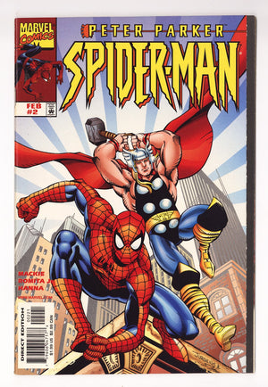 Peter Parker: Spider-Man 2 High Grade (1999) Direct Edition - 50/50 - John Romita Jr. Cover