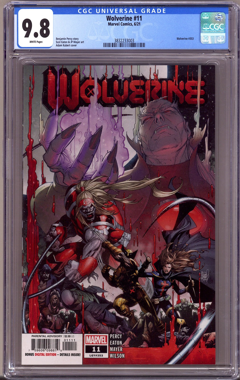 Wolverine Vol 7 11 (353) CGC 9.8 (NM/M) (2021) 