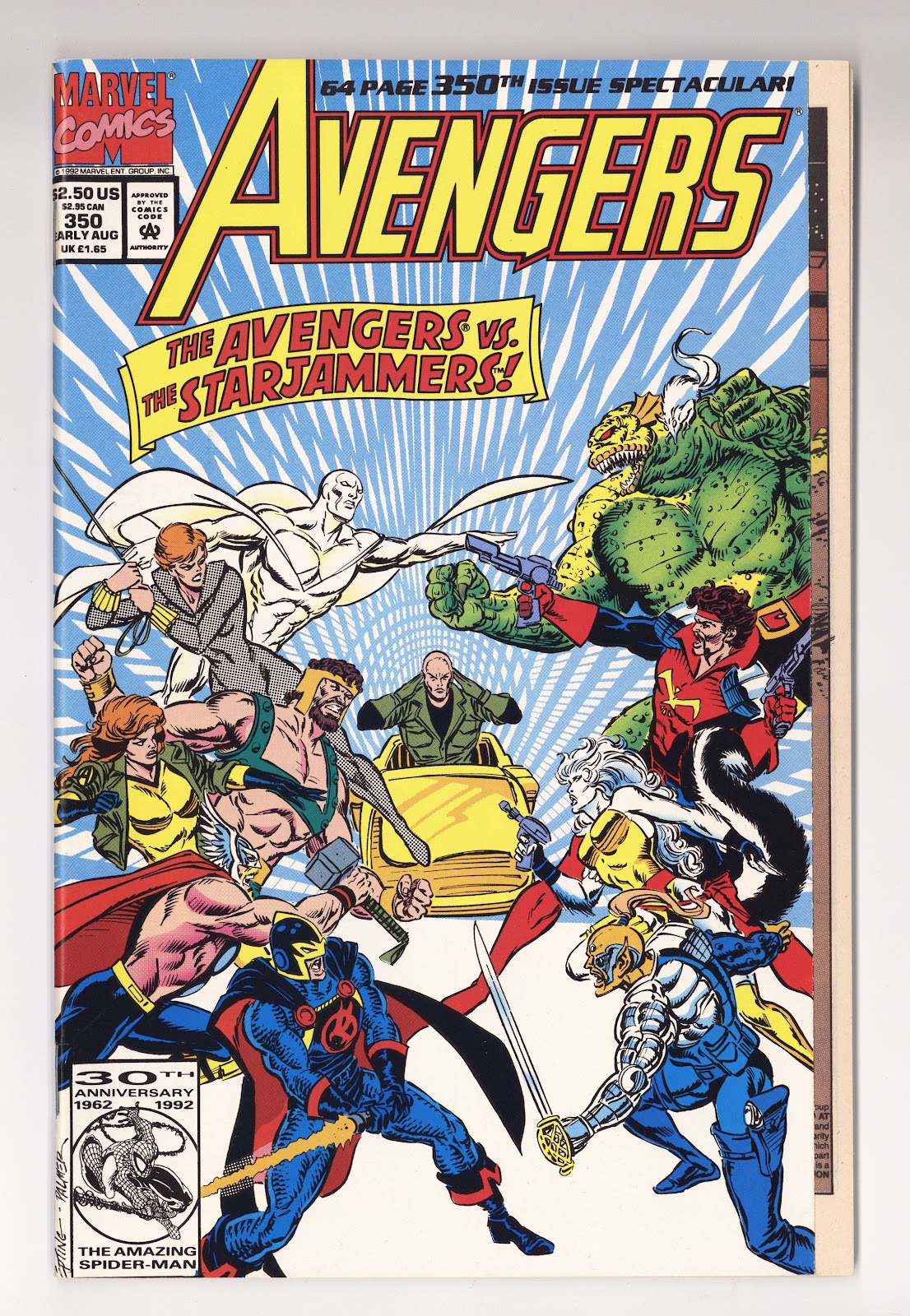The Avengers Vol 1 350  High Grade   (1992)     
