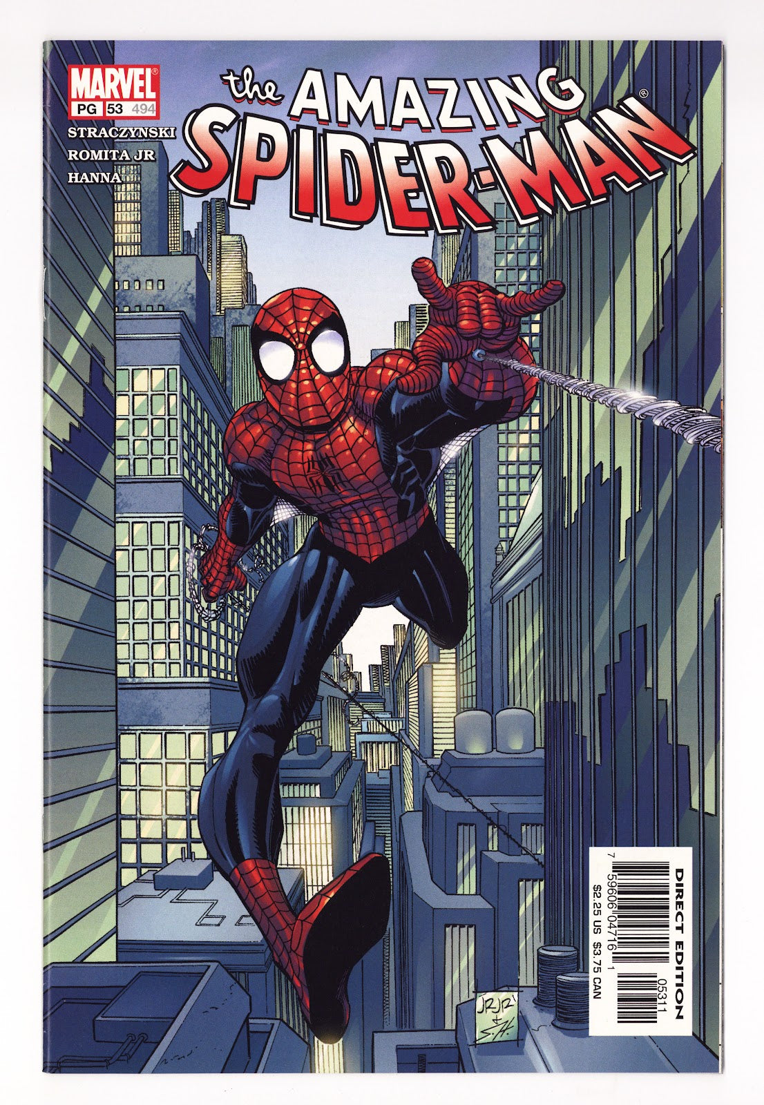 The Amazing Spider-Man Vol 2 53 (494) High Grade (2003)  