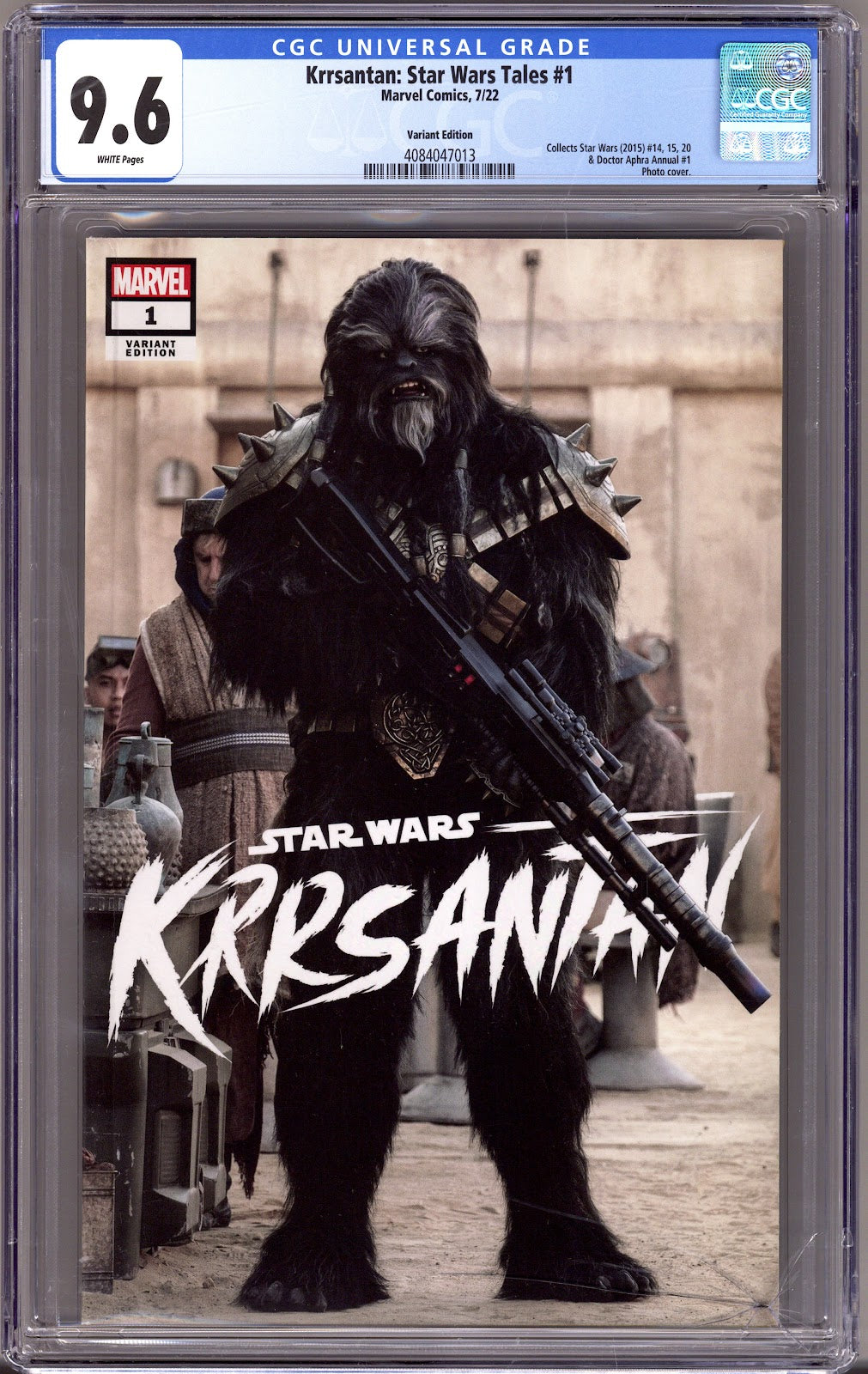 Krrsantan: Star Wars Tales   1 CGC 9.6 (NM+) Cracked Case  (2022) Photo  Variant