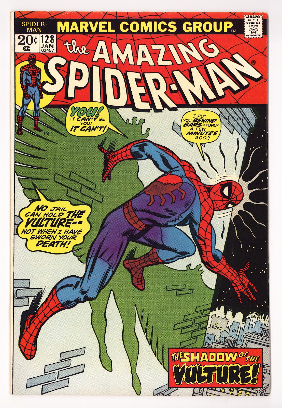 The Amazing Spider-Man Vol 1 128 FN/VF (7.0) (1974)  