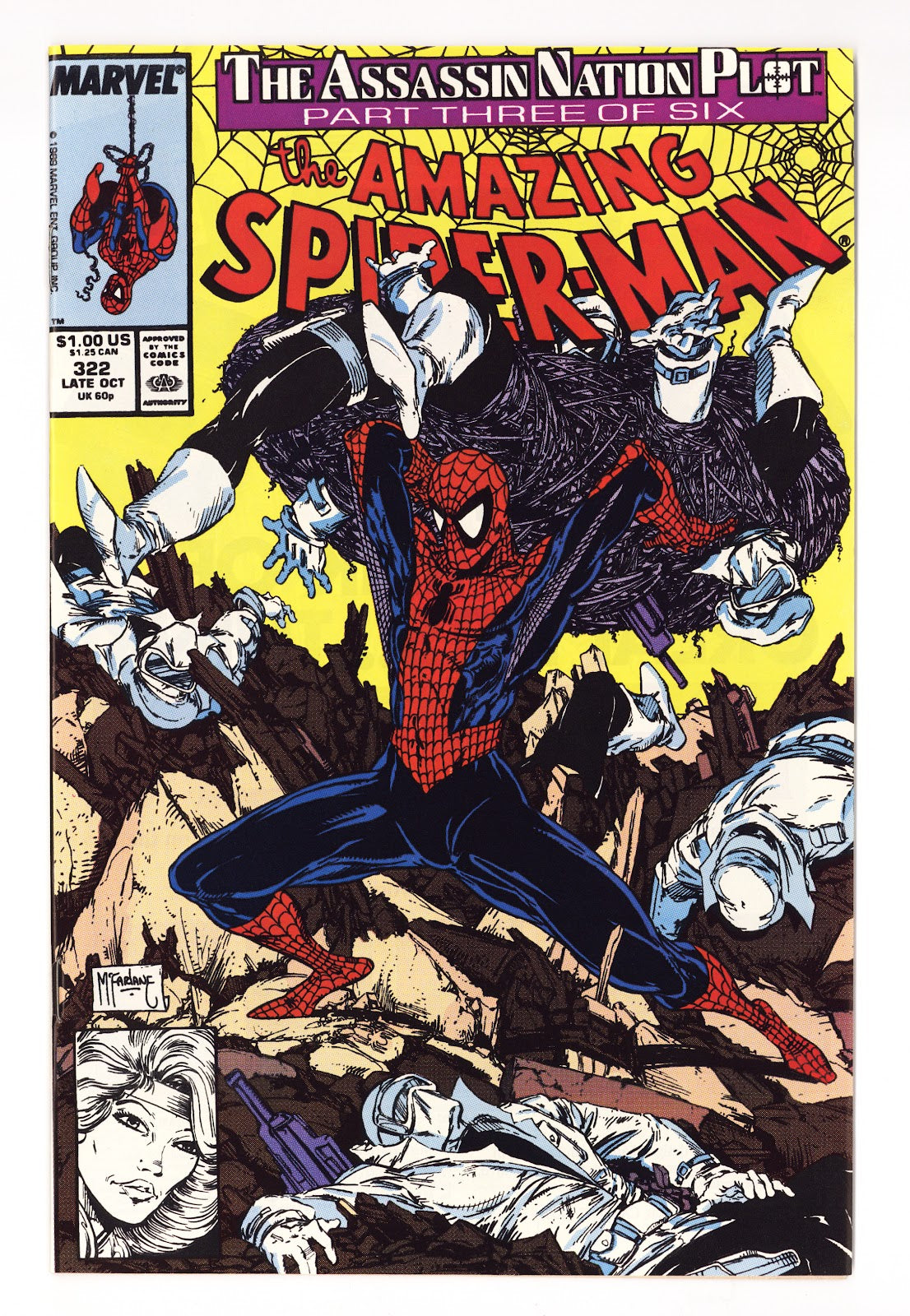 The Amazing Spider-Man Vol 1 322  VF+ (8.5)   (1989)
