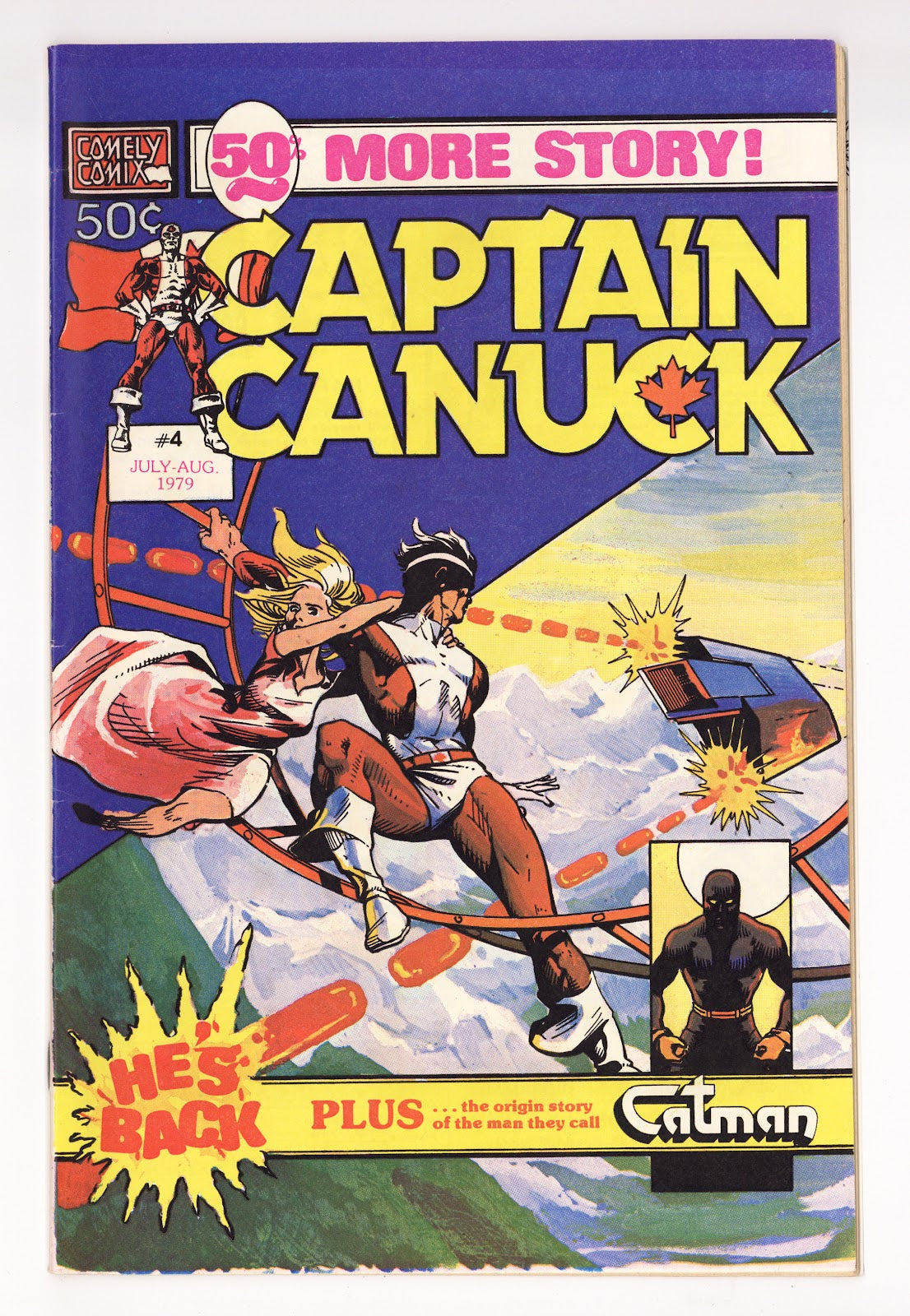 Captain Canuck Vol 1 4 Mid Grade (1979) 