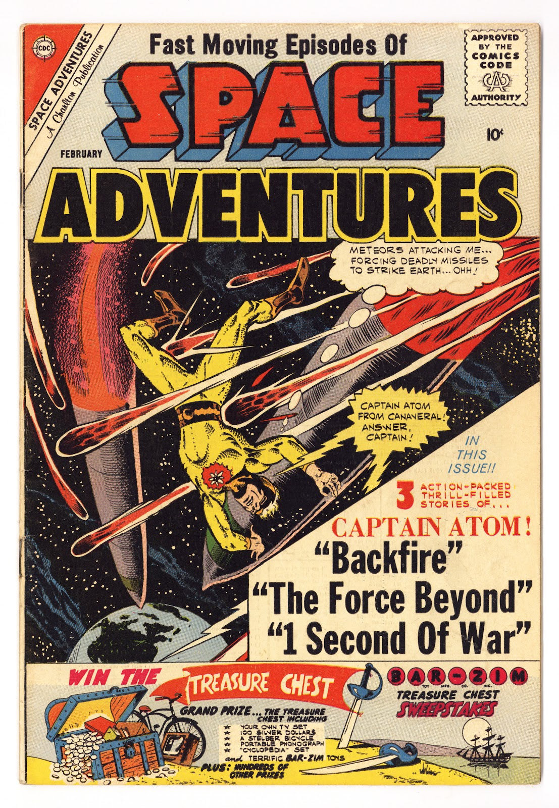 Space Adventures Vol 2 38 FN- (5.5) (1961) 