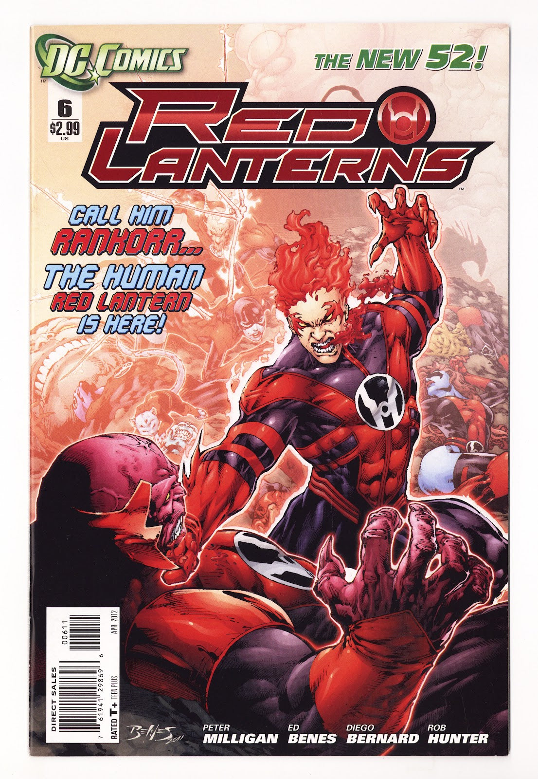 Red Lanterns 6 High Grade (2012) Direct Sales 