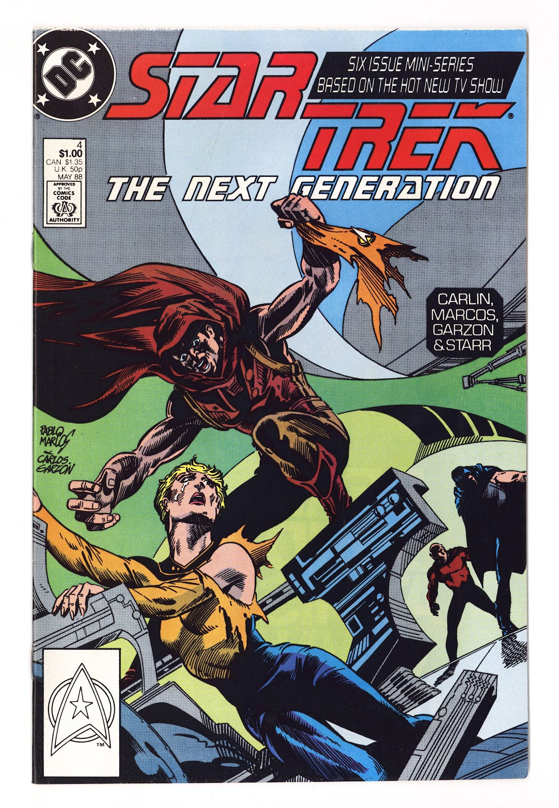Star Trek: The Next Generation Vol 1 4  High Grade   (1988)     