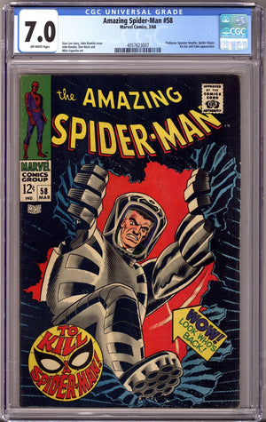 The Amazing Spider-Man Vol 1 58 CGC 7.0 (FN/VF) (1968)