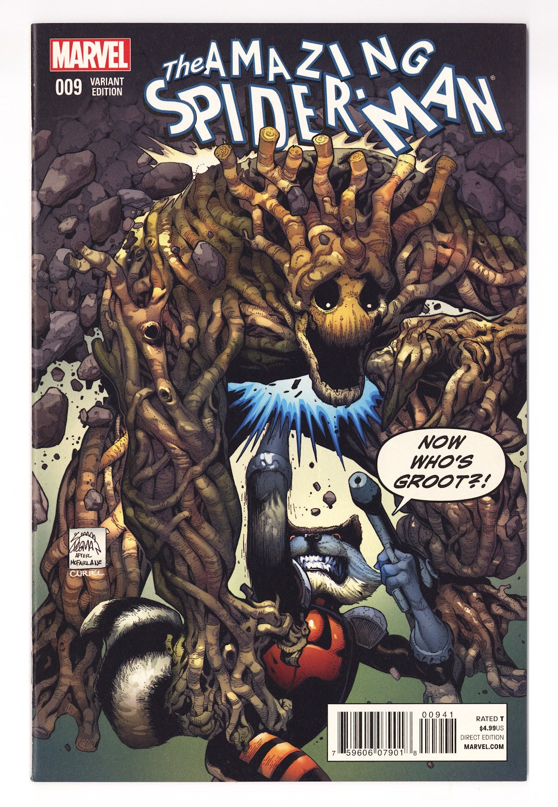 The Amazing Spider-Man Vol 3 9 High Grade (2015) Stegman Variant 