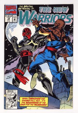 The New Warriors Vol 1 18 Mid Grade (1991)