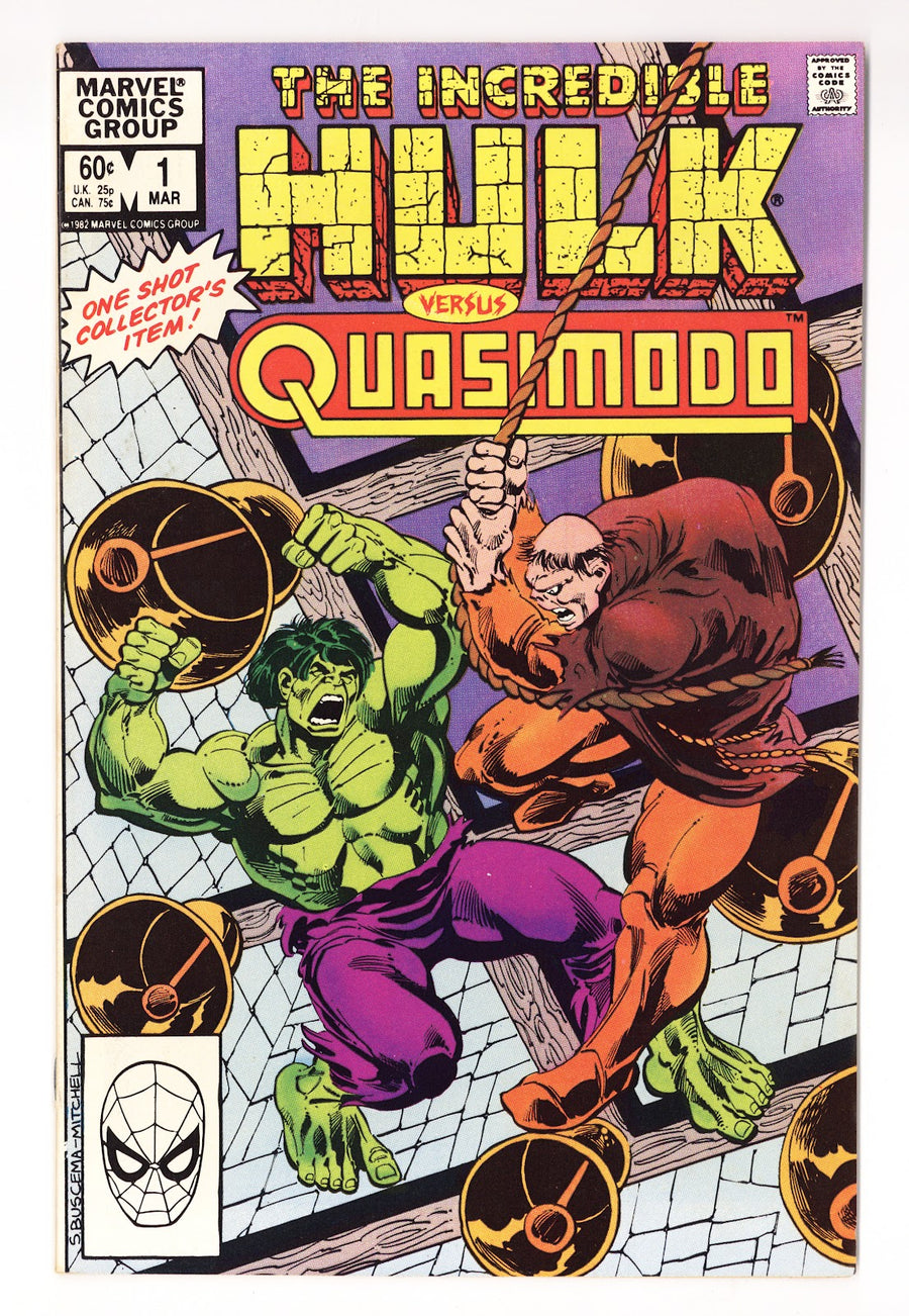 The Incredible Hulk versus Quasimodo Vol 1 1  Mid Grade   (1983)     
