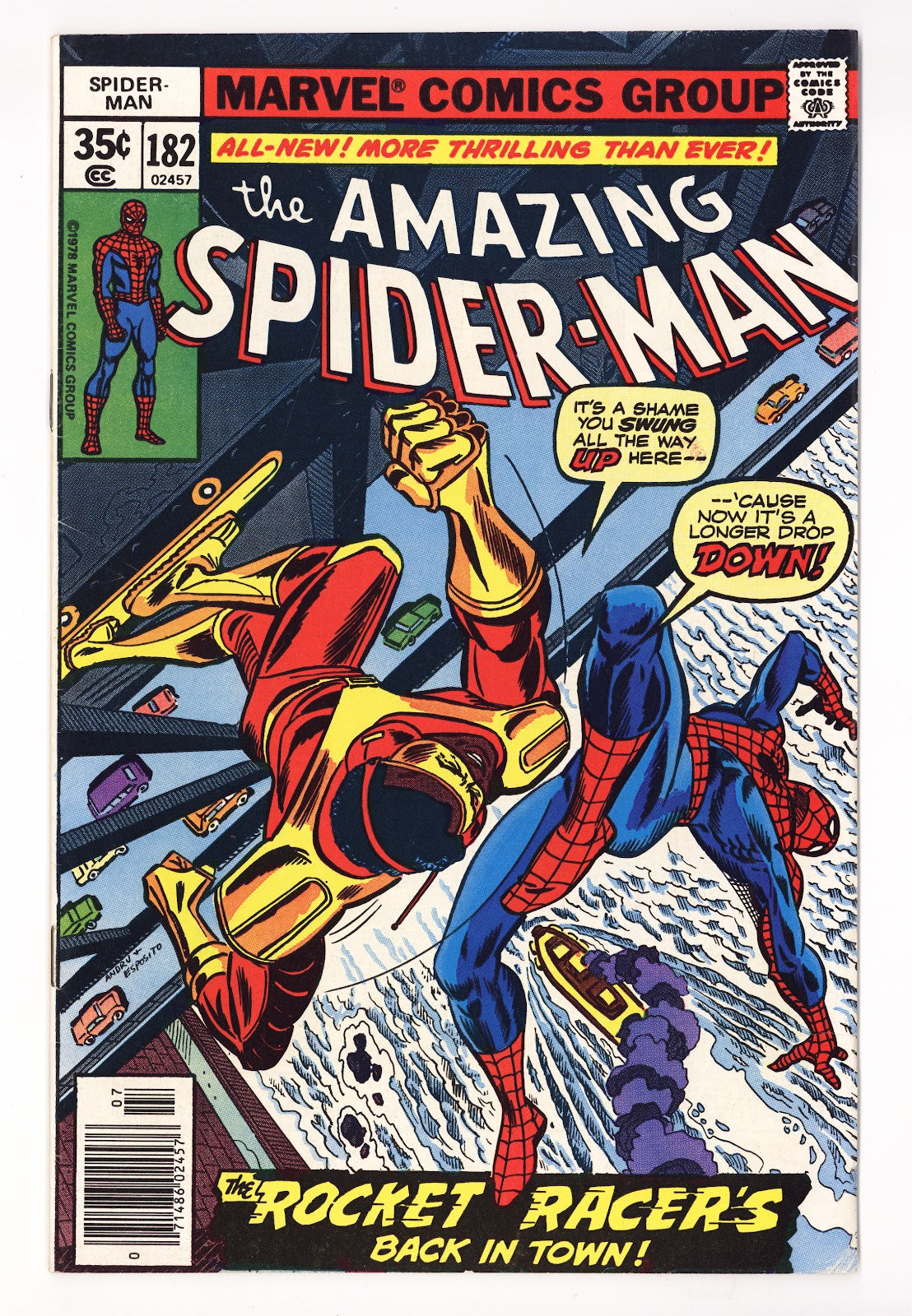 The Amazing Spider-Man Vol 1 182 FN (6.0) (1978)  