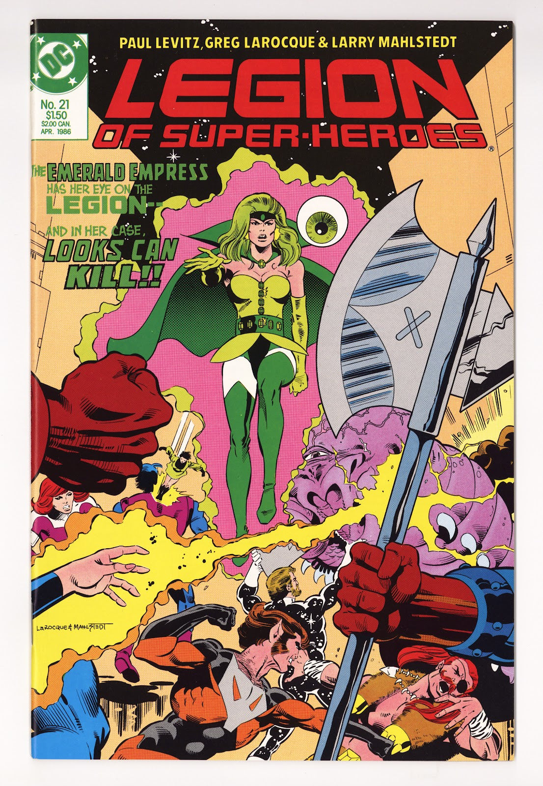 Legion of Super-Heroes Vol 3 21 High Grade (1986) 