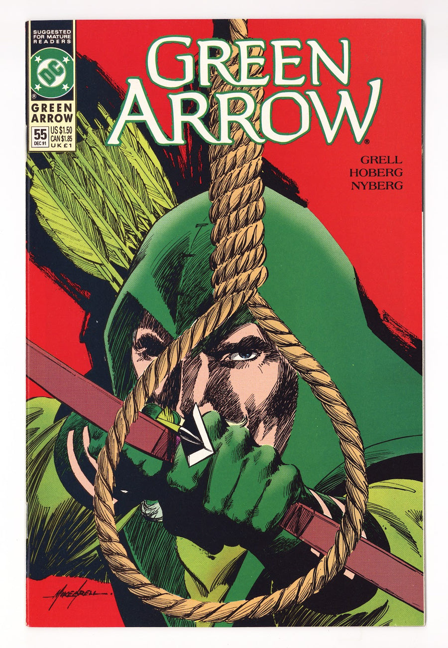 Green Arrow Vol 2 55  High Grade   (1991)