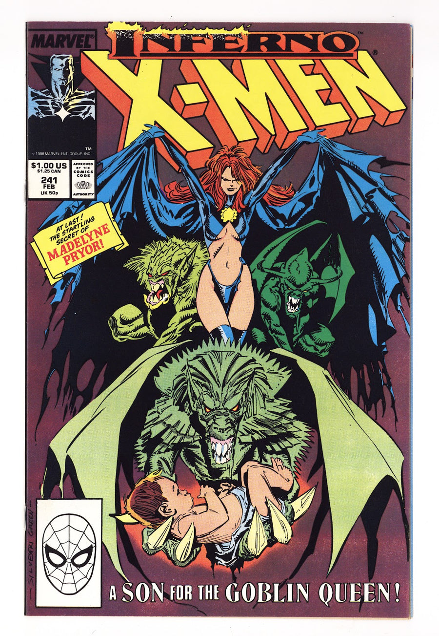 The Uncanny X-Men Vol 1 241  NM- (9.2)   (1989)