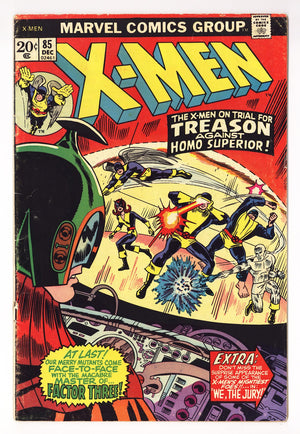 The X-Men Vol 1 85 VG- (3.5) (1973)