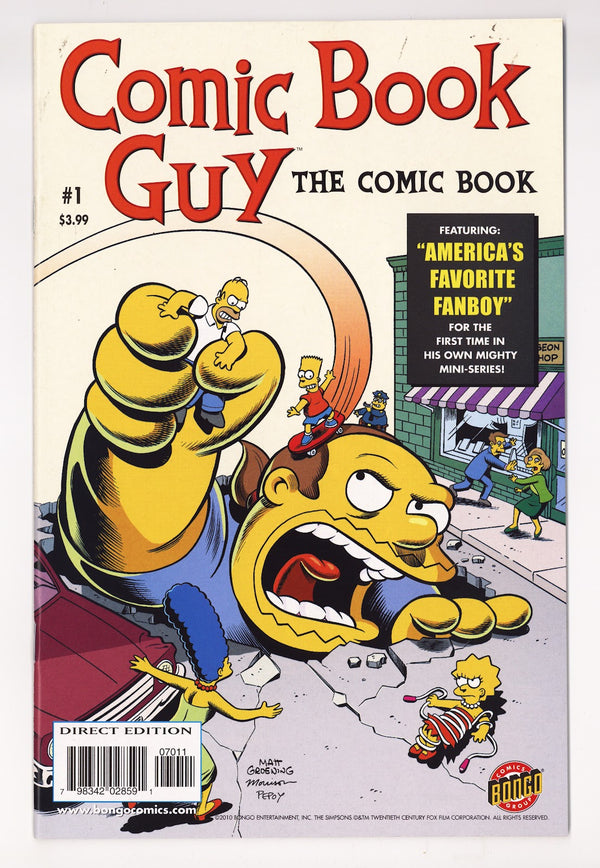 Bongo Comics Presents Comic Book Guy: The Comic Book   1  NM- (9.2)   (2010)