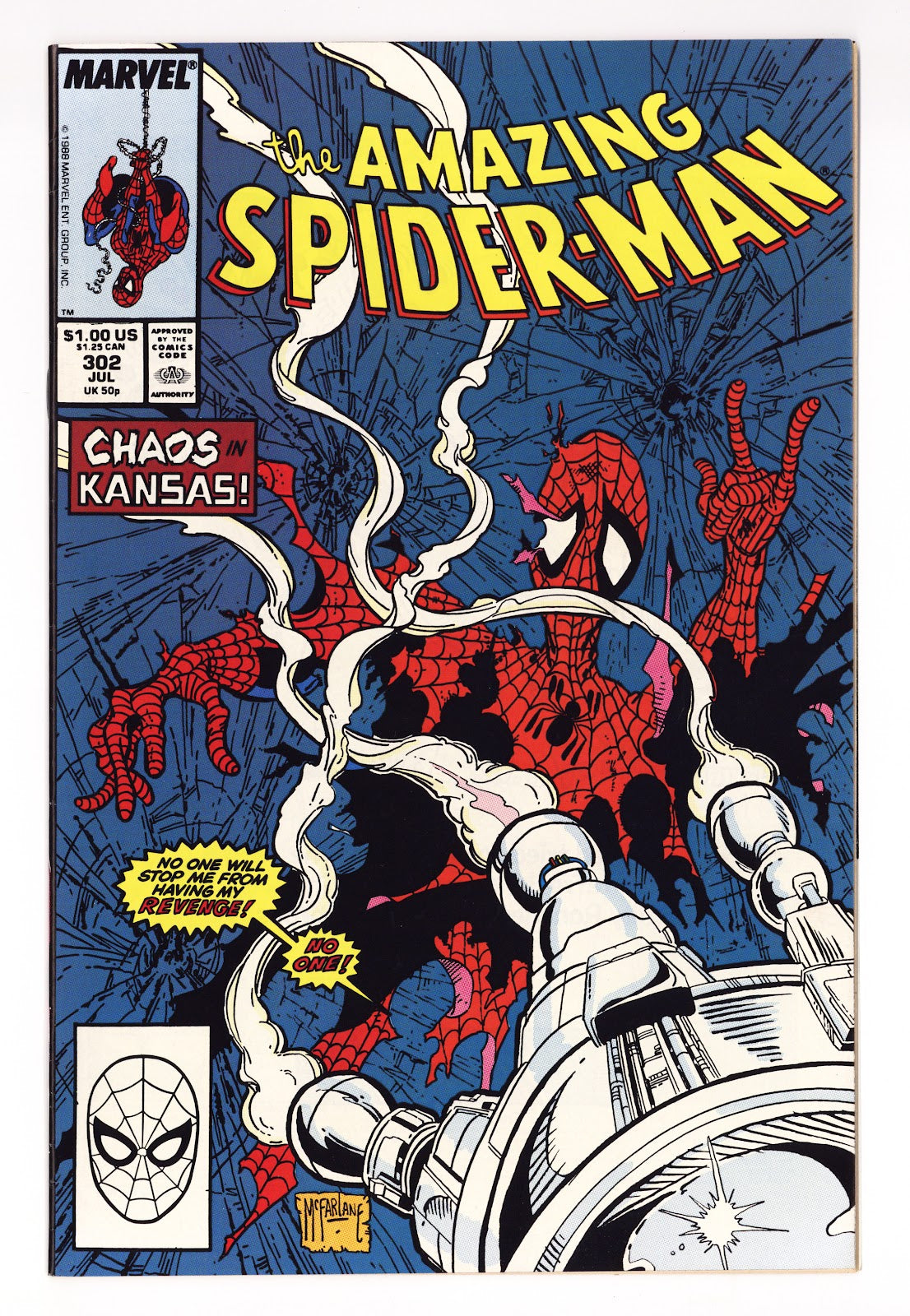 The Amazing Spider-Man Vol 1 302 VF (8.0) (1988) 