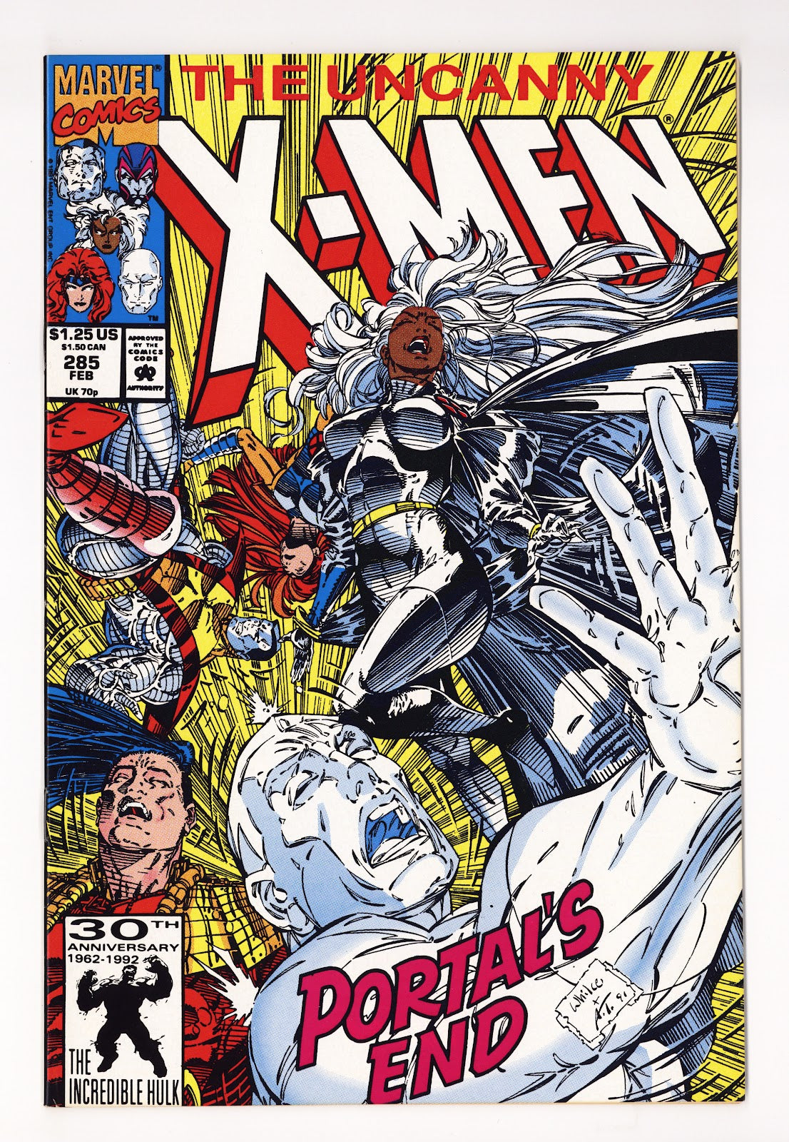 The Uncanny X-Men Vol 1 285  High Grade   (1992)