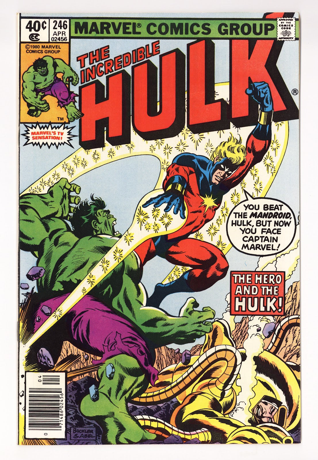 The Incredible Hulk Vol 1 246  High Grade   (1980)   Newsstand  