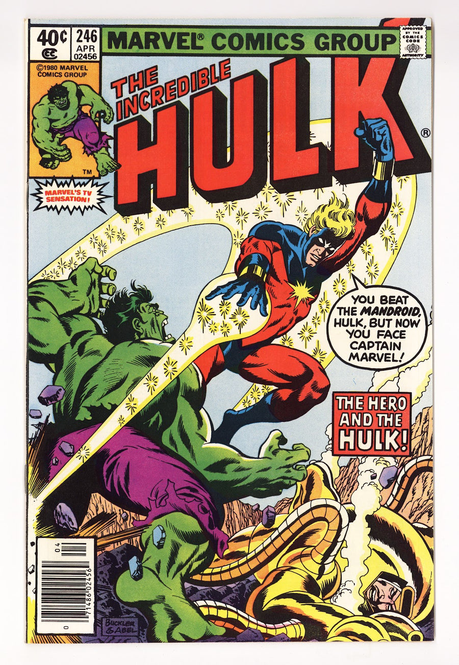 The Incredible Hulk Vol 1 246  High Grade   (1980)   Newsstand  