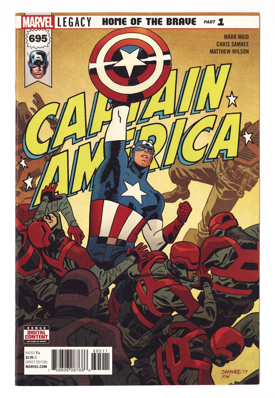 Captain America Vol 1 695  High Grade   (2018)