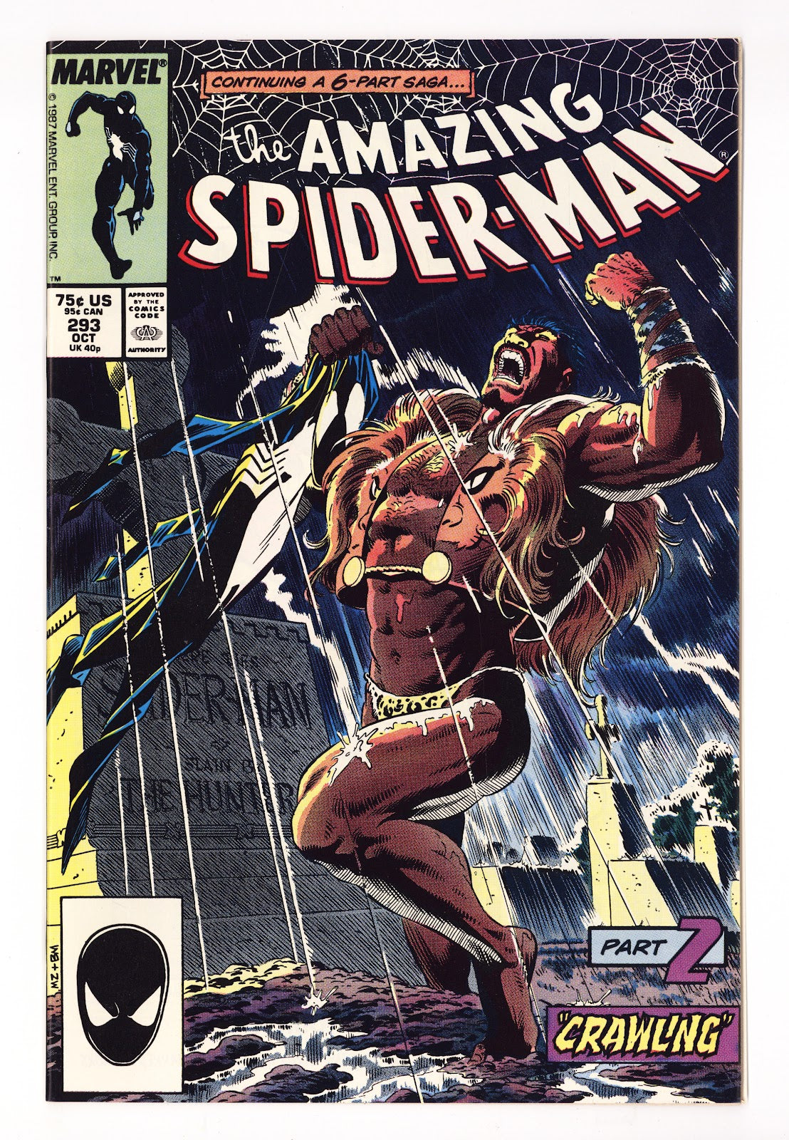 The Amazing Spider-Man Vol 1 293 NM- (9.2) (1987)  